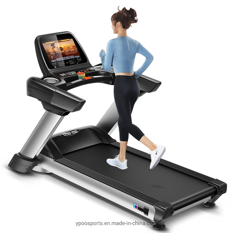 YPoo Fitness AC Gym Fitness Sports Electric Semi Commercial Treadmill