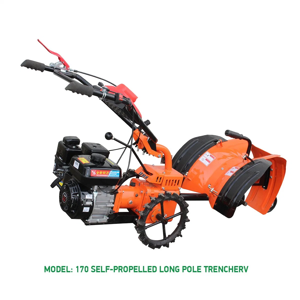 170 Model Gasoline Engine Rotary Tiller with Axial Connection