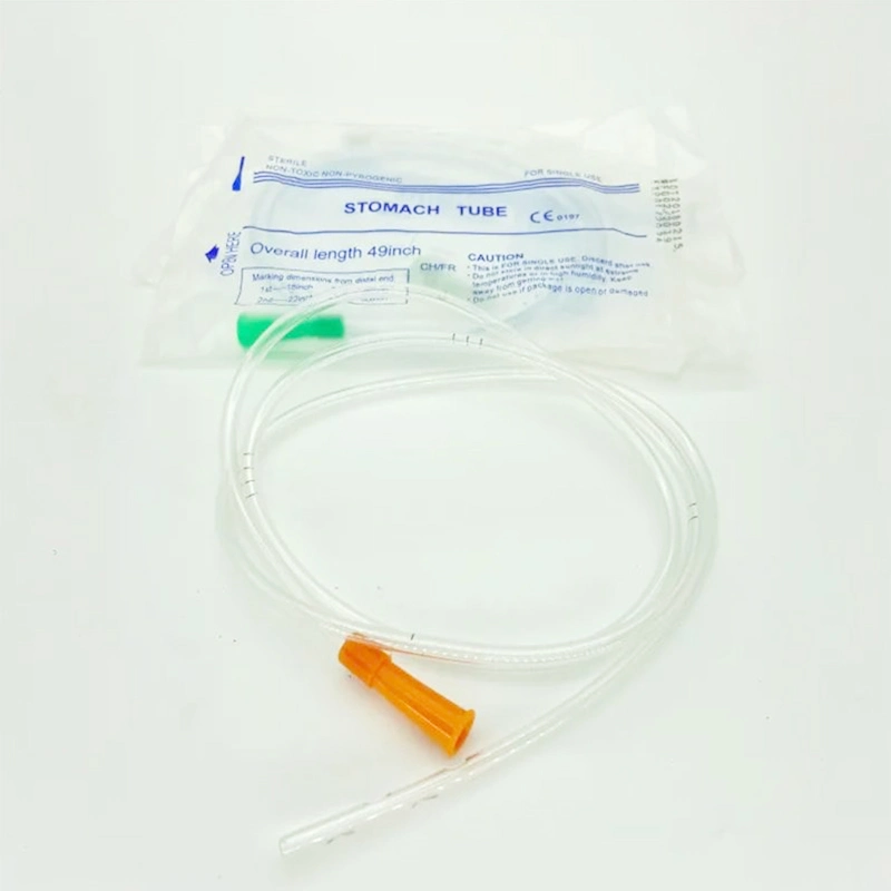 Factory Supply Medical Silicone Nasogastric Feeding Stomach Tube Surgical Equipment