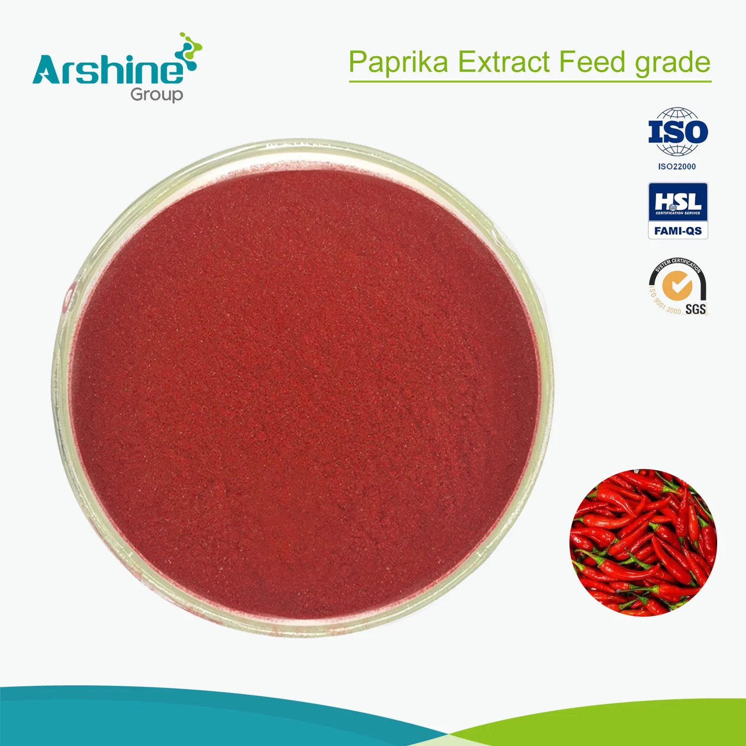 Factory Supply Feed Grade Natural Food Additive 0.5% Capsaicinoids 1% Capsaicinoids Paprika Extract