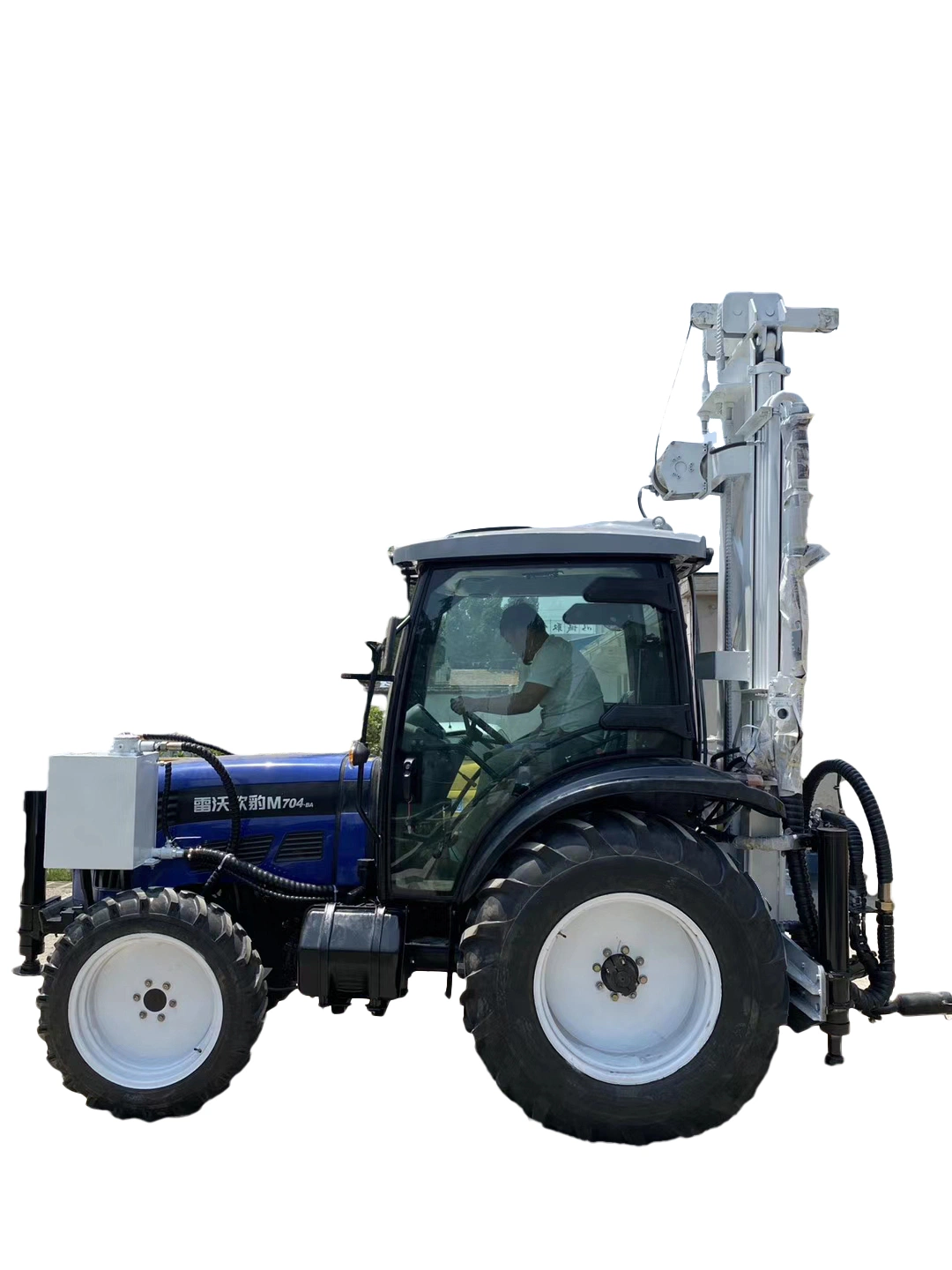 High quality 4X4 driving Drill Water Well tractor with drilling rig machinery