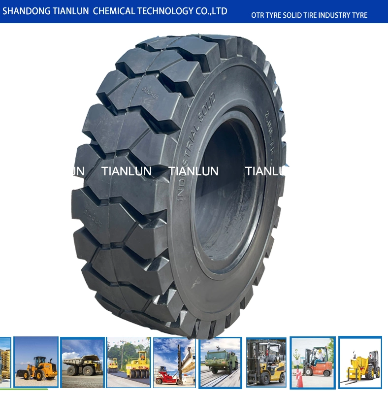 Industrial Forklift Parts 650-10 Solid Tyre 700-12 21*8-9 600-9