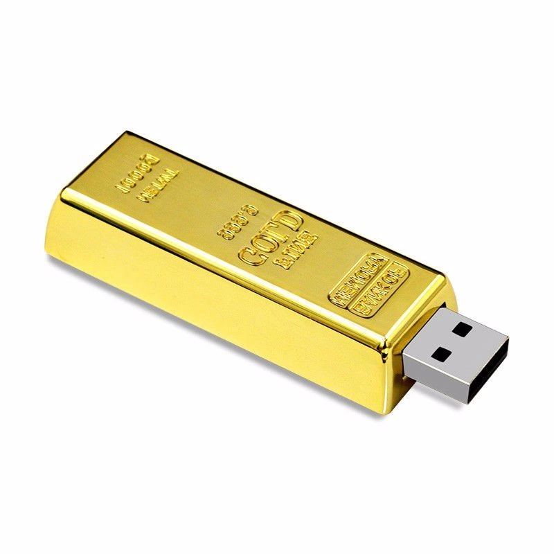 Ladrillo de la barra de oro de lujo USB Flash Drive USB Memory Stick