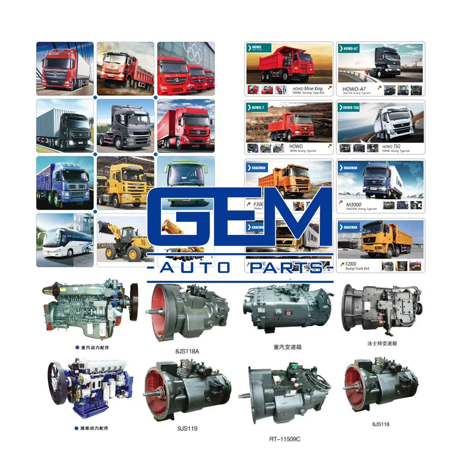 Mining Truck Spare Parts for HOWO Beiben Sinotruk FAW Shacman
