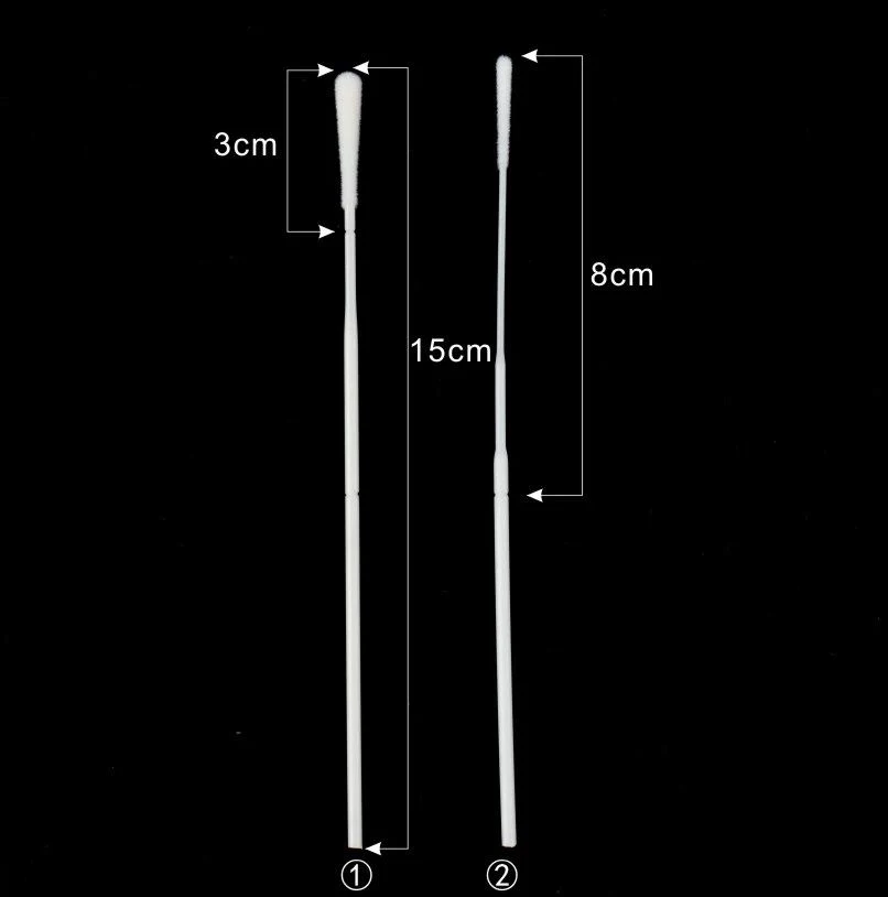 Disposable Sampling Swab with Nylon Flocked Tip with ISO, CE