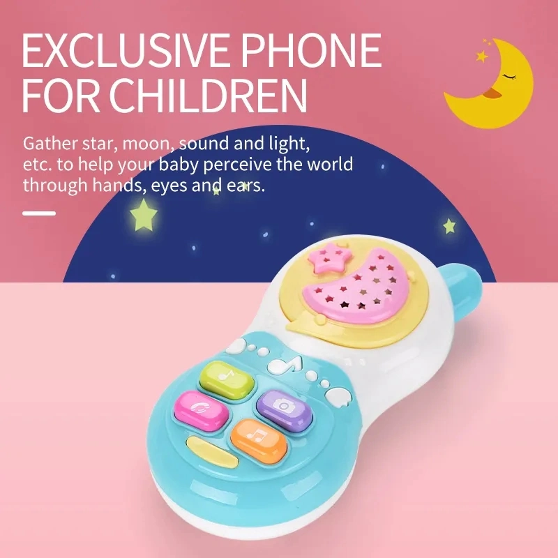 Music Toy Creatived Light Four Sound Cute Shape Ring Mobile Phone