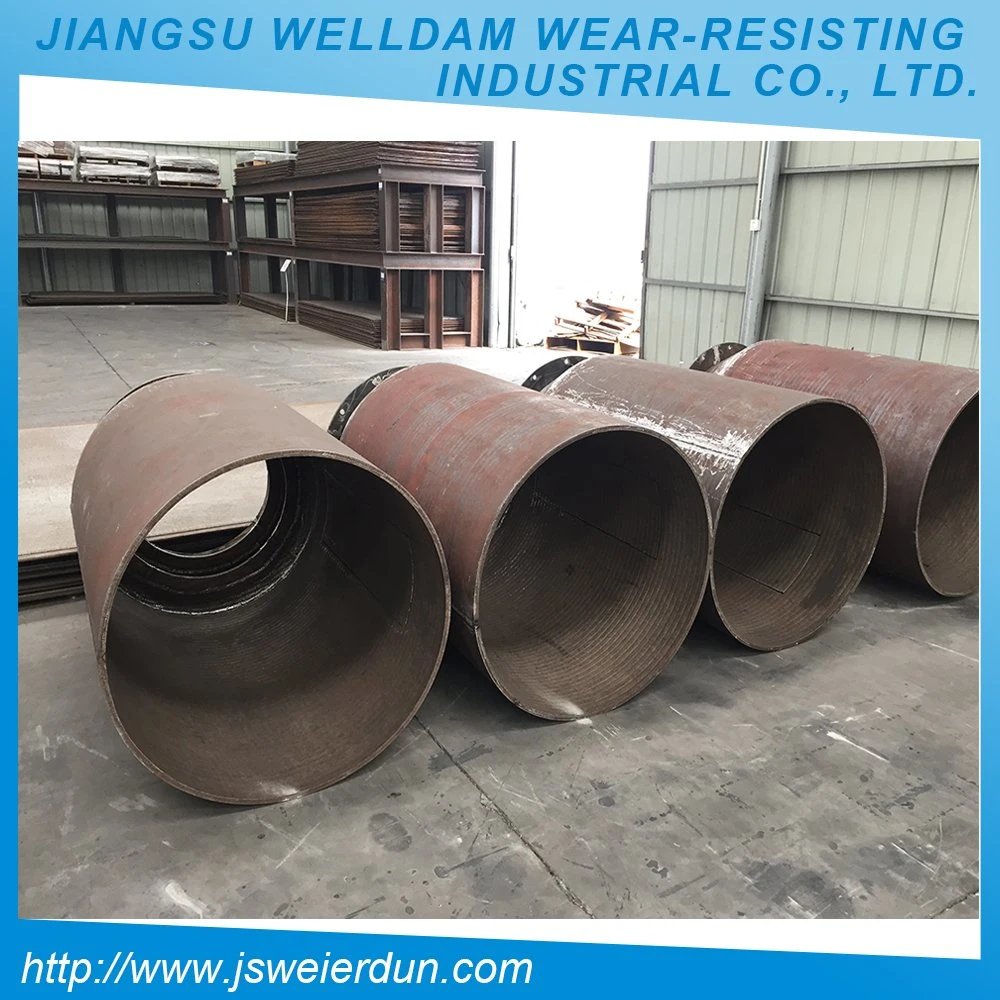 Custom Wear Resistant Steel Pipe Alloy 6+4 mm Thickness Mild Pipe