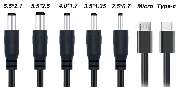 Transformador CA/CC de fábrica 12V 24V 1A 2A 3A 4A potência Forneça com ficha eu US UK de 5,5mm X 2,5mmx 10m Conector CC