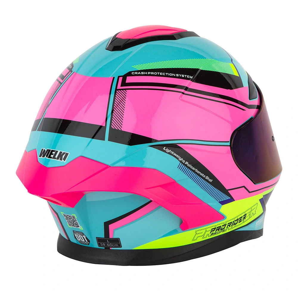 Casque intégral en gros avec double visière, homologué DOT, avec plusieurs couleurs OEM.