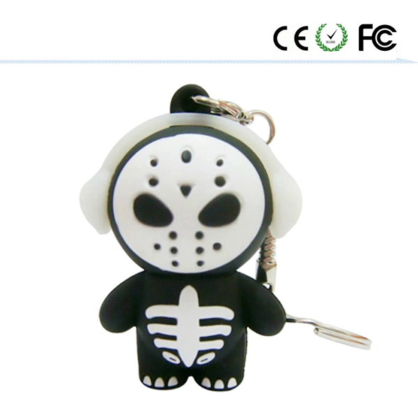 Promostional Customized PVC Material Halloween USB Flash Drive for Halloween Gift