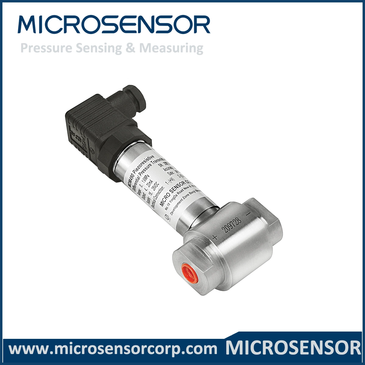 2-проводной точный манометр для изготовителей оборудования Piezoresistive из нержавеющей стали настраиваемые датчика дифференциального давления490 MDM