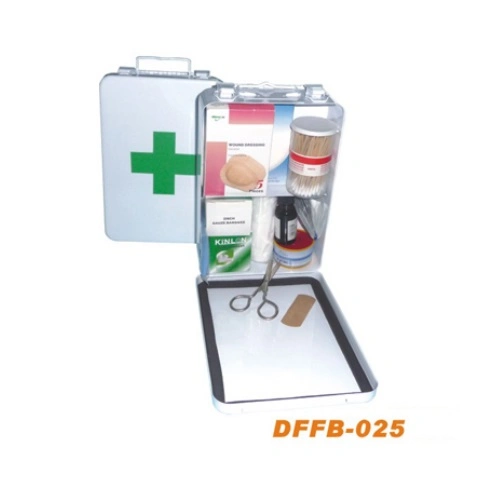 صندوق المعادن الطبي مجموعة الإسعافات الأولية للطوارئ