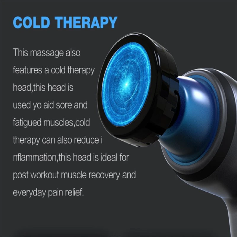 6 cabezales Dropshipping Deporte eléctrica del músculo del cuerpo de la terapia de masaje de vibración atleta Fascia masajeador pistola