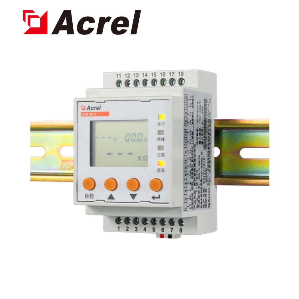 Acrel Aim-M10 moniteur d'isolement de l'hôpital Groud Détecteur de défaut Dispositif de déterré des systèmes de contrôle AC/DC