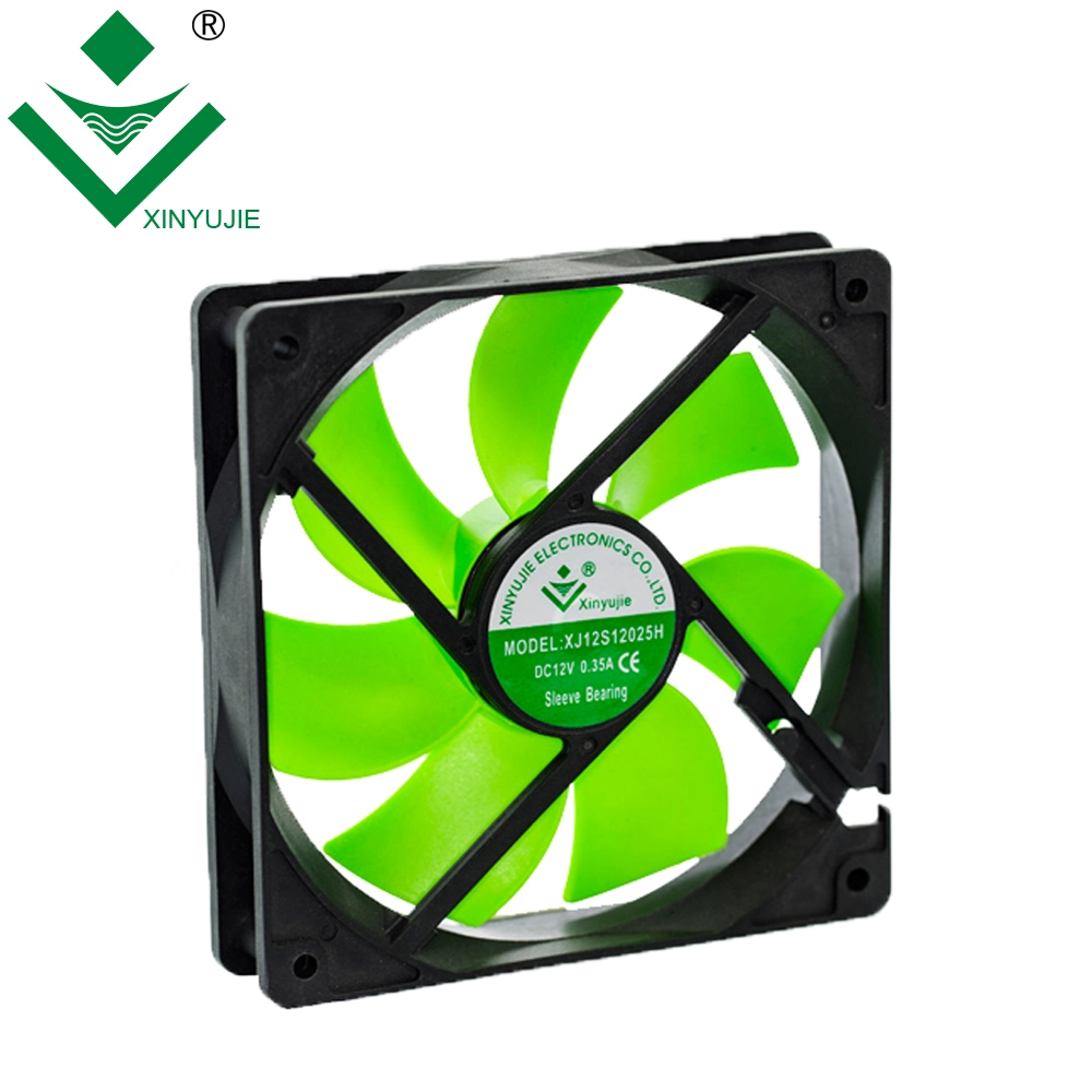 Chinese Supplier Shenzhen Xinyujie 12025 Sleeve Bearing Laptop DC Cooling Fan