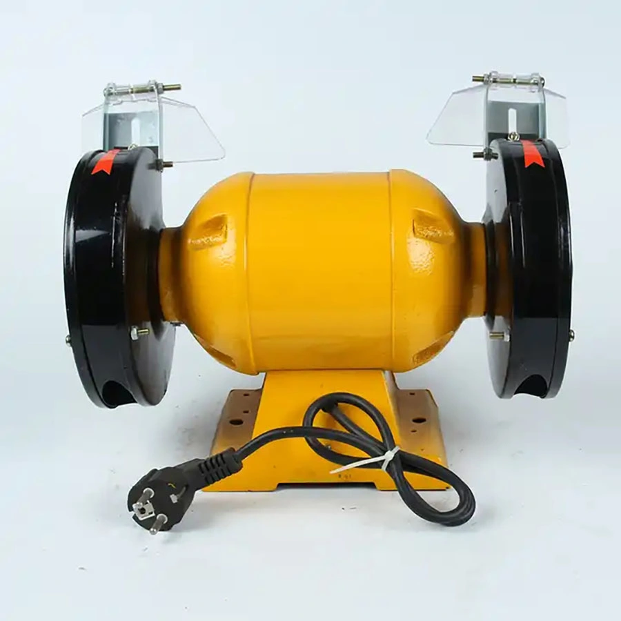 350W Portable Powerful Table Double Grinder Wheels High-Quality Safety Double Disc Bench Grinder