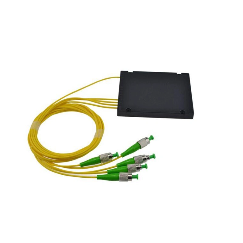 Factory Directly Sale 1*2 Optical PLC Splitter ABS Box Sc/APC Fiber Optic Splitter Fiber Optic Splitter 1X2