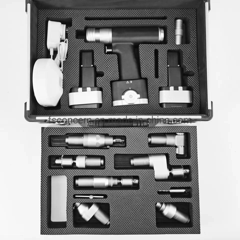 Medical multifonctionnelle orthopédique Perceuse électrique Type d'instruments de chirurgie orthopédique de scie