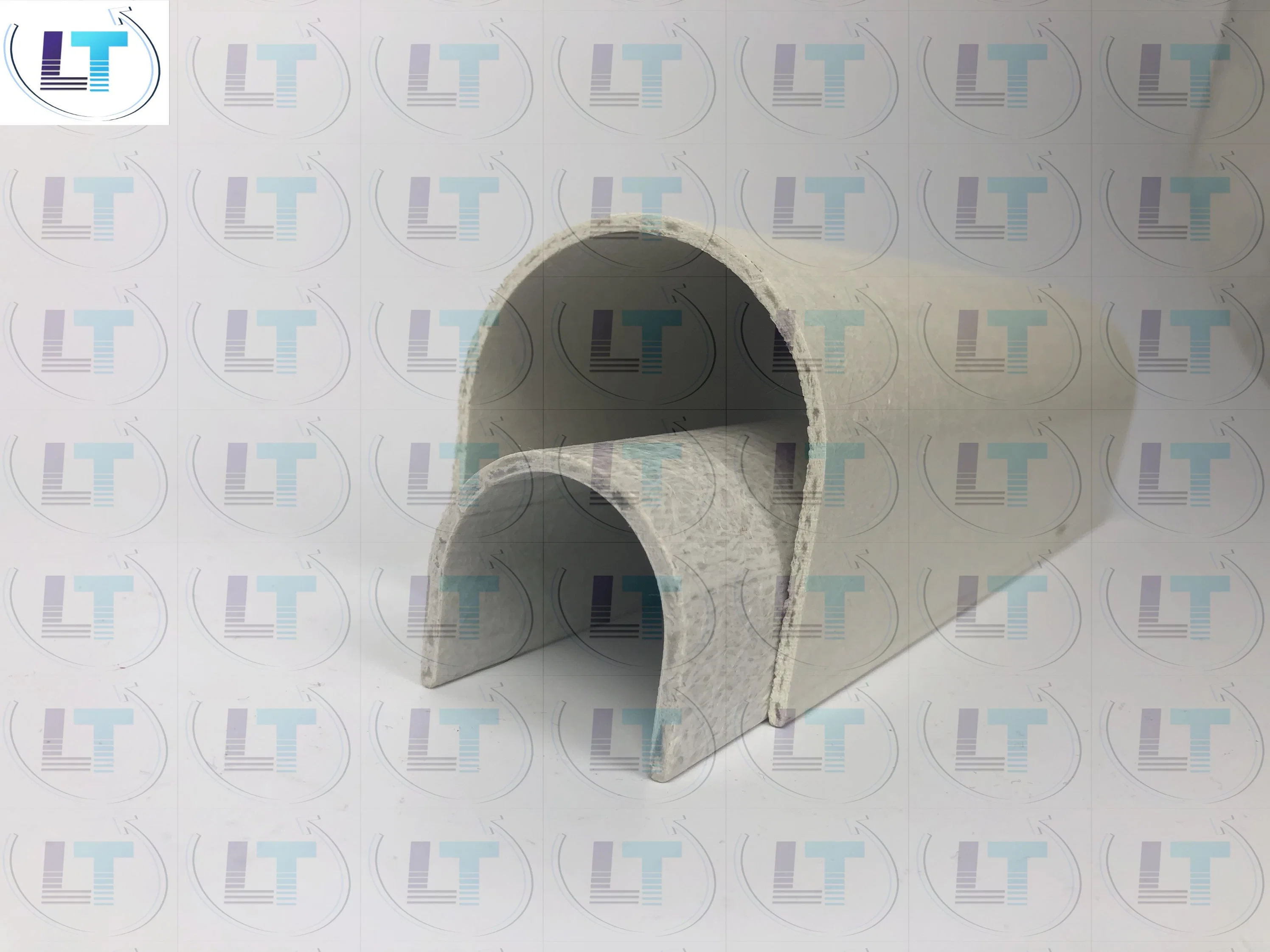 High Strength FRP Pultruded 50mm FRP Structural Fiberglass Profile Round Tube