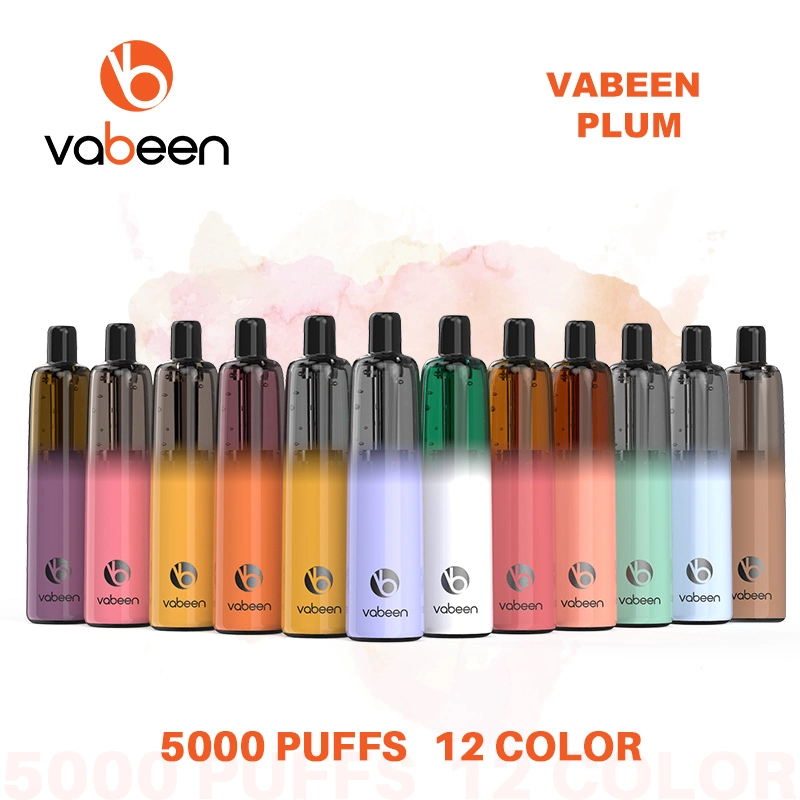 Vabeen Plum Customized Vaporizer Wholesale Disposable I Vape Juice Pen E-Cig Pod E Electric Cigarette Clearomizer 5000 Puffs