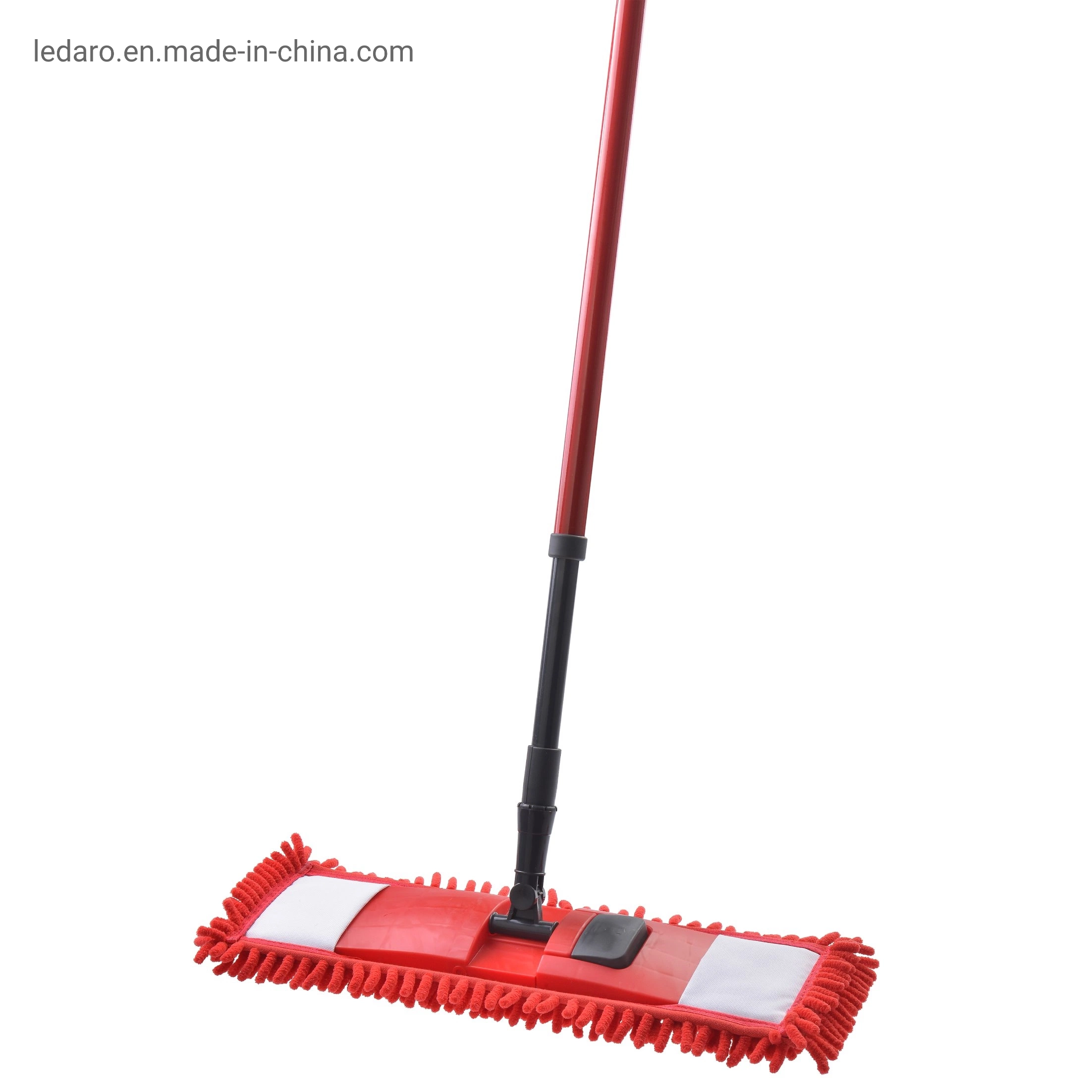 Customized Color Wholesale/Suppliers Flat Mop with Microfiber Washable Refill Metal Telescopic Handle for Home Office Cleaning