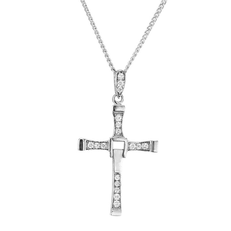 Mode Schmuck Gute Verkauf Geometrie Kreuz-Form 925 Silber Anhänger Für Mann und Frau