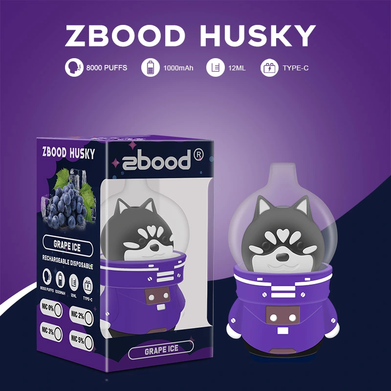 Husky 8000 Puff Zbood OEM ODM Variety 3000/5000/6000 Star Optimus Vitamin R6000 Kamry Wape Disposable/Chargeable Vape