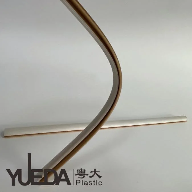 Yueda Invisible Flange PVC PP PE ABS I Z U Shape Plastic Extrusion Profile for Kitchen Cabinet