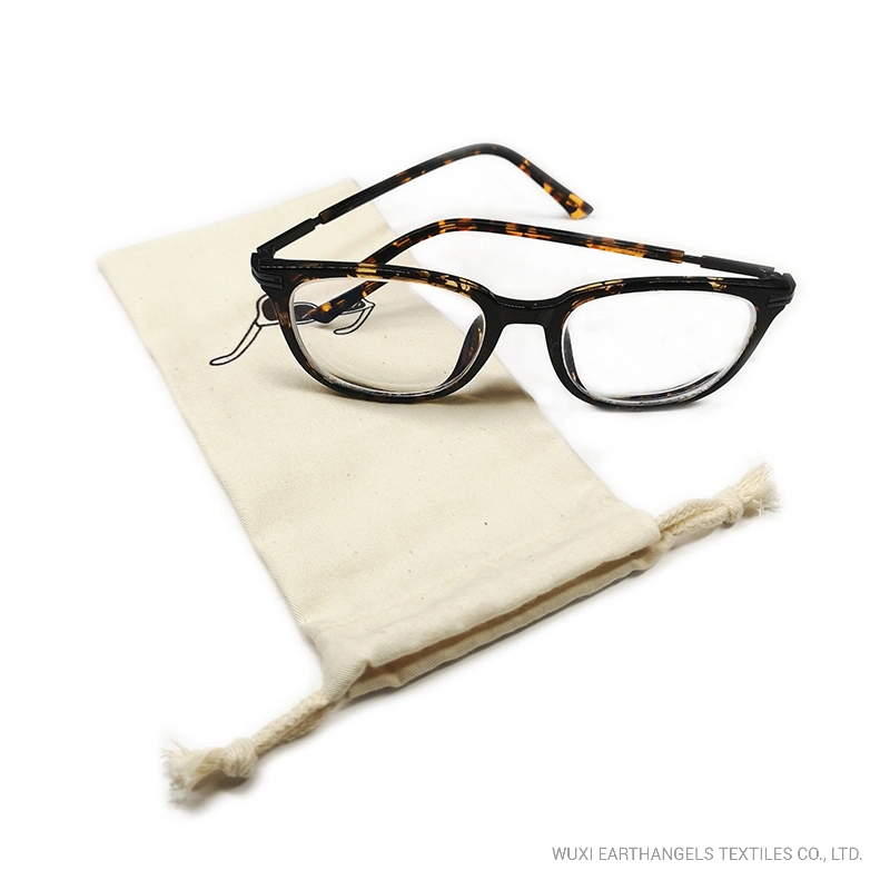 Customized Logo Printed Cotton Eyeglasses Gift Glasses Packing Pouch