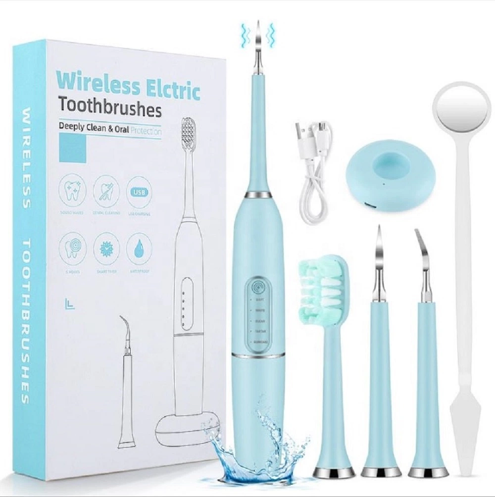 Home Air Woodpecker LED Sonic Handpiece Dental Electric Tooth Cleaner Removedor de placa dentária para cálculo dentário ultra-sónico