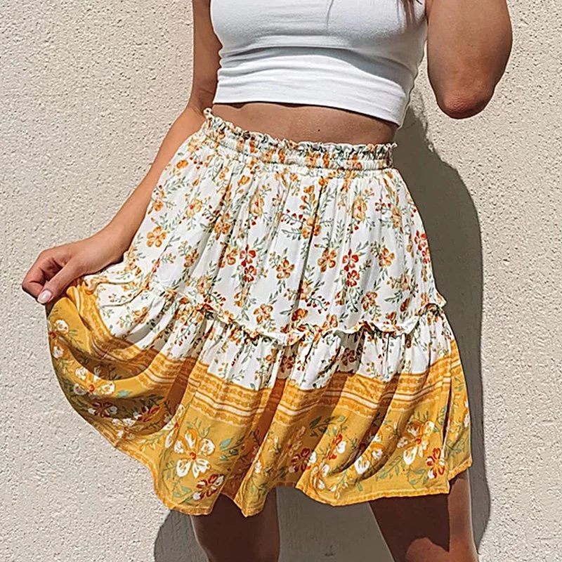 2023 Summer Popular Women's Printed Short Skirt