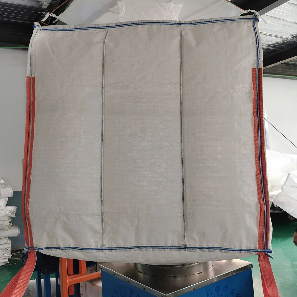 1000kgs Jumbo Bag 1250kgs Q Big Bag Baffle PP Woven Super Sack FIBC Bulk Bag 1.5tonne Sling Tote Bag