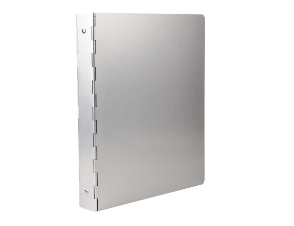 High Quality Aluminium Metal 2 Ring Binder Folder High acity (عالي الجودة لمجلد ثنائي الحلقي ملفّ استخدام ممرضة مستشفى ميتال