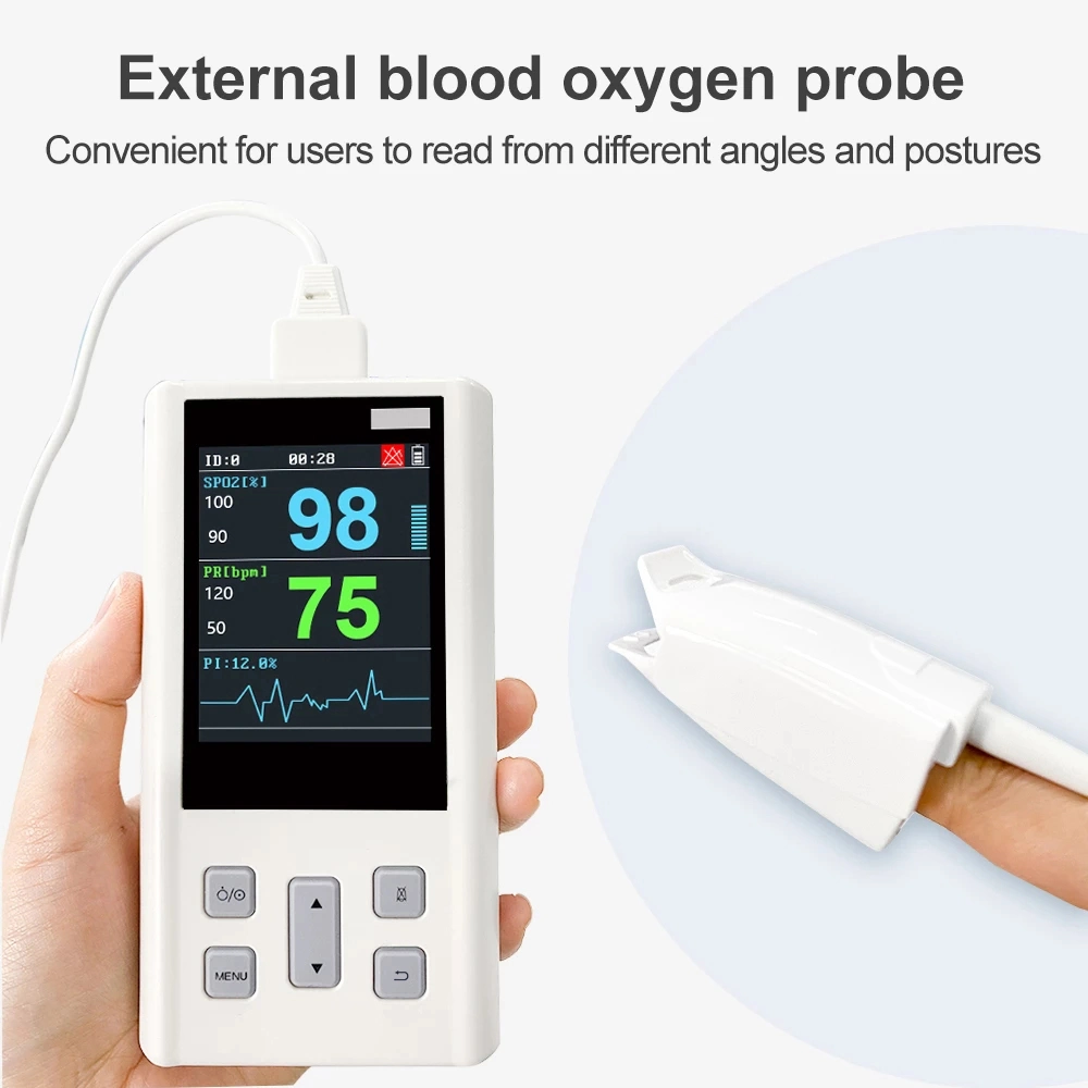 2.8"TFT Handheld Pulse Oximeter Neonate Child Adult Medical Heart Rate Monitor