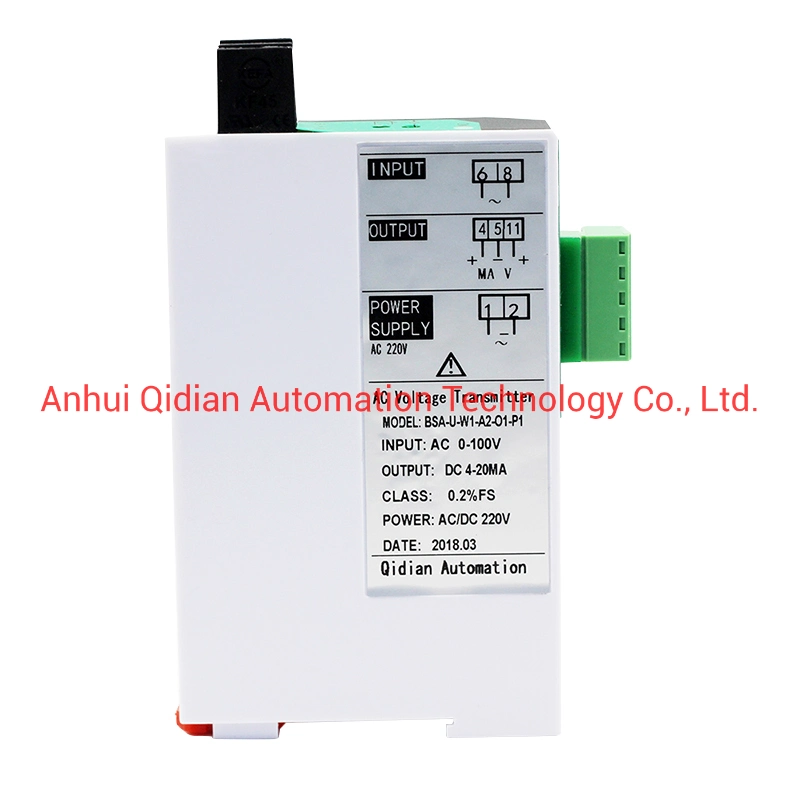 Best Voltage Transmitter 4-20am 0-10V 1-5V Output DC24V AC220V 0-5V 0-24V 0-48V 0-100V 0-220V Input on Sale