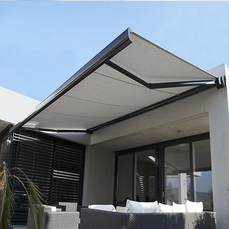 2-20% de réduction Pergola rétractable à commande à distance Store motorisé pour balcon auvent extérieur.