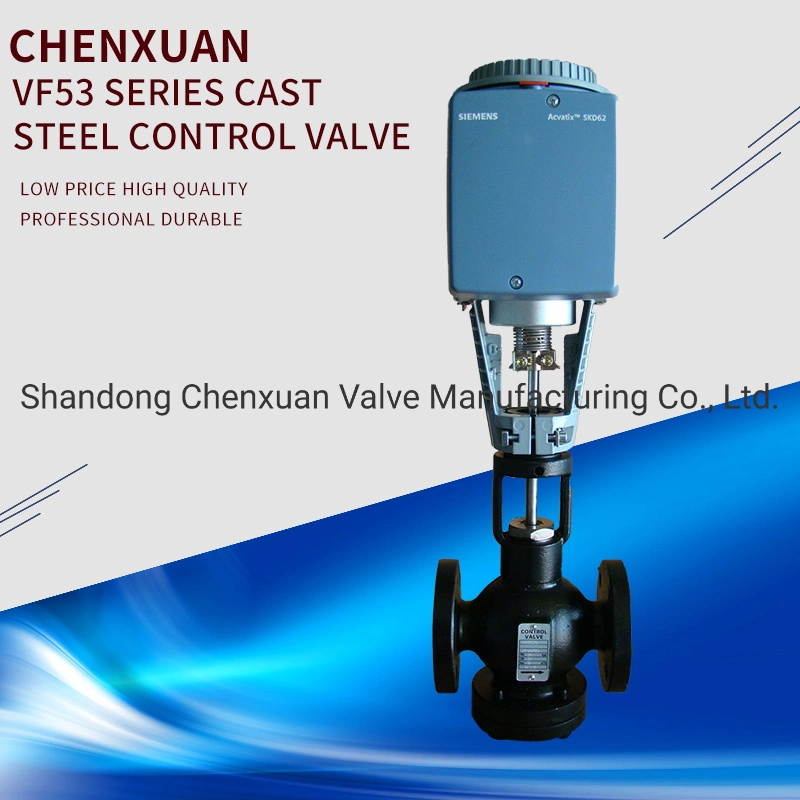 Dn65 Pn16/Pn25 2-Way Electromagnetic Control Valve 0-10V Water Flow Control Valve