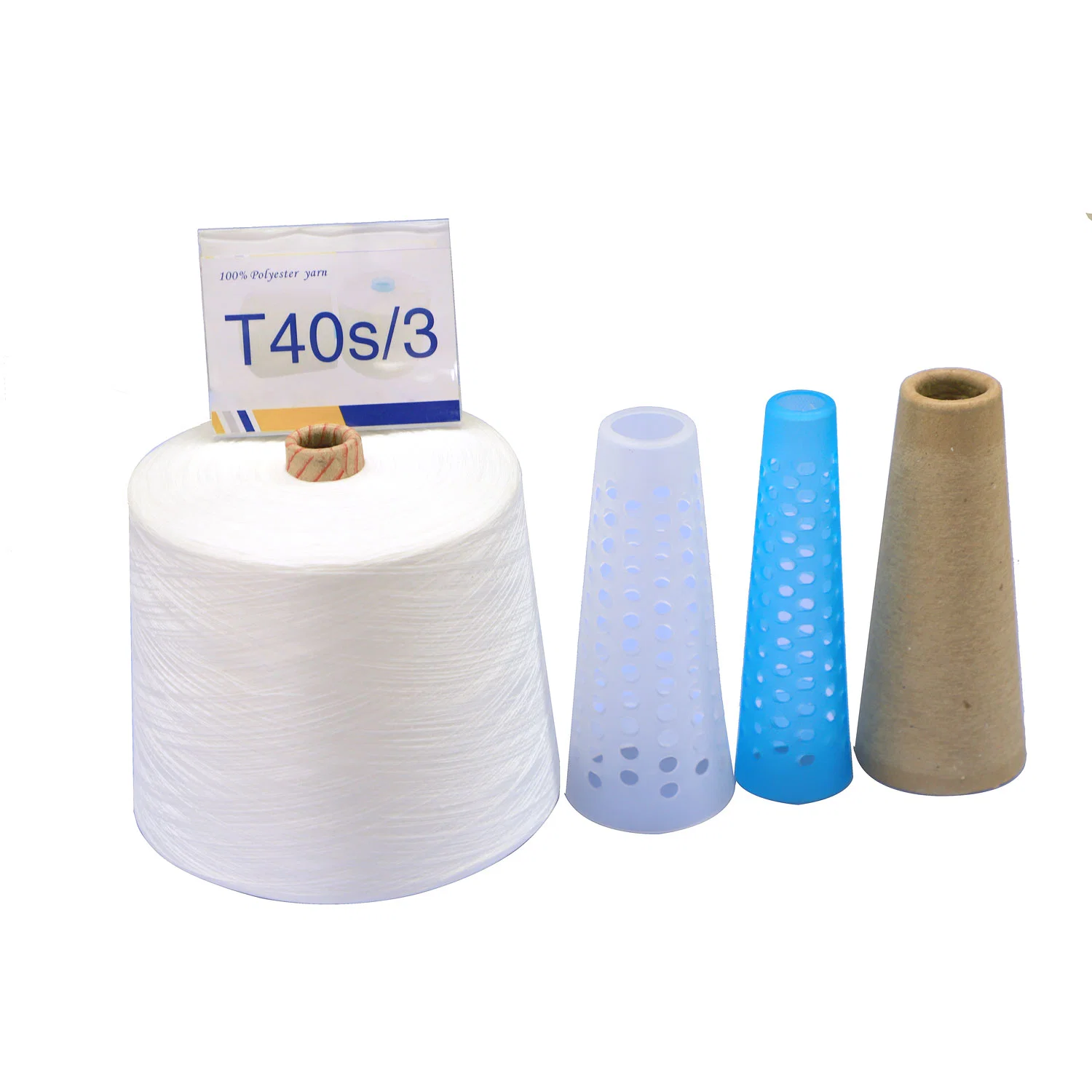 Spun Yarn Low Price Eco-Friendly 100% Polyester Spun Yarn 202 203 402 422 502 503 602 603 Polyester Yarn Sewing Thread Virgin Polyester Yarn Textile