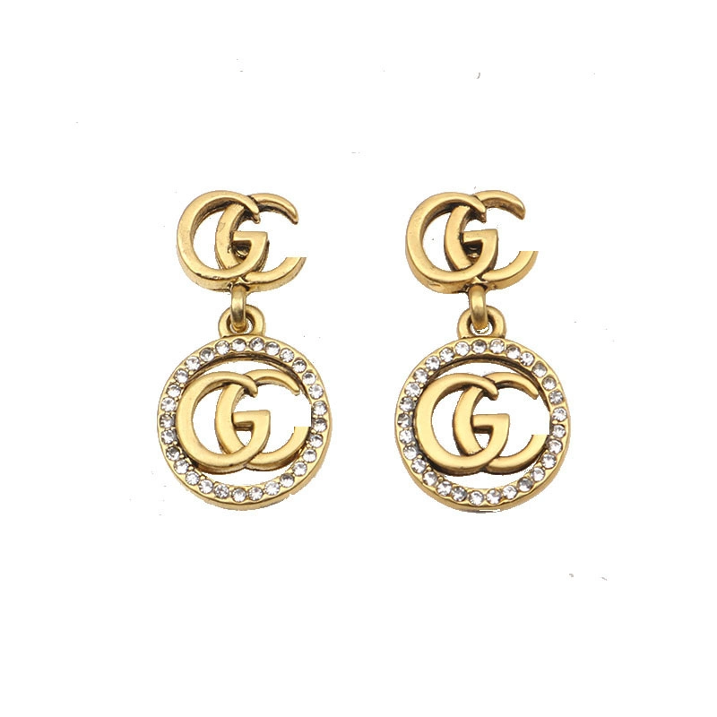 Wholesale/Supplier Luxury Jewelry Famous Brand Stud Earrings Gg Women Inspired Designer Earrings Popular Brand Hoop Earring