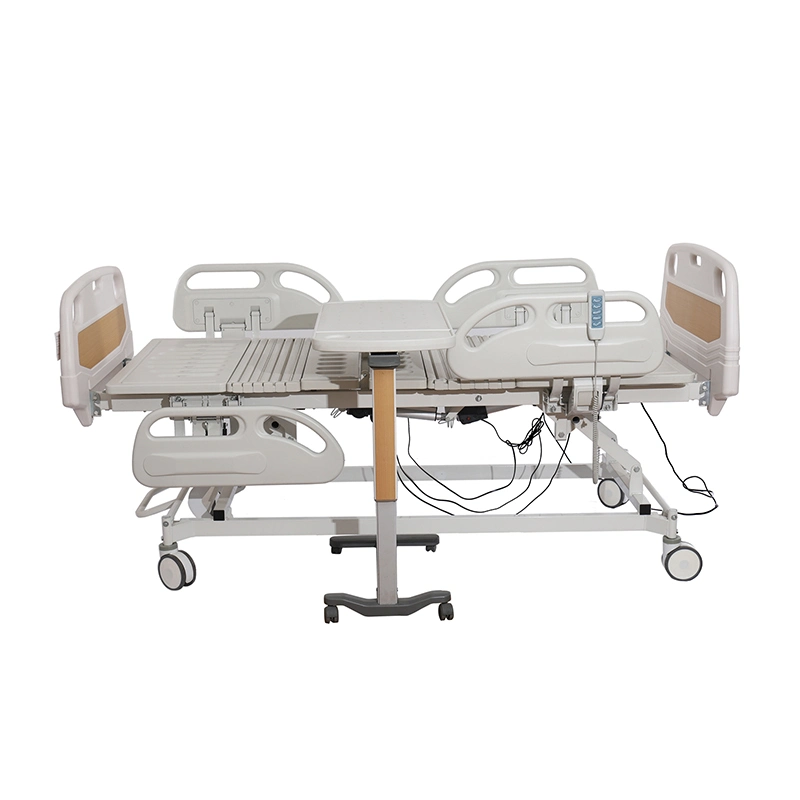 Medical Equipment Powered Electric Five Functions Inclinable ICU Hospital Bed