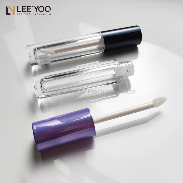 PA-1084 Round Empty Lipgloss Tube Liquid Blush Container Lipstick Case Plastic Cosmetic Packaging