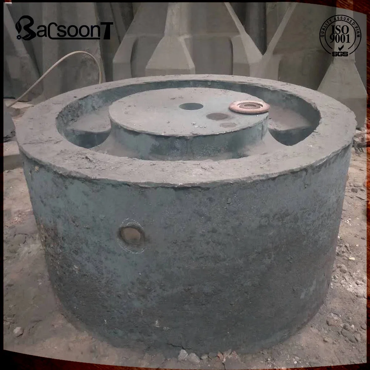 Cast Steel Alloy Heavy Cement Kiln/Metal Rotary Kiln Support Roller