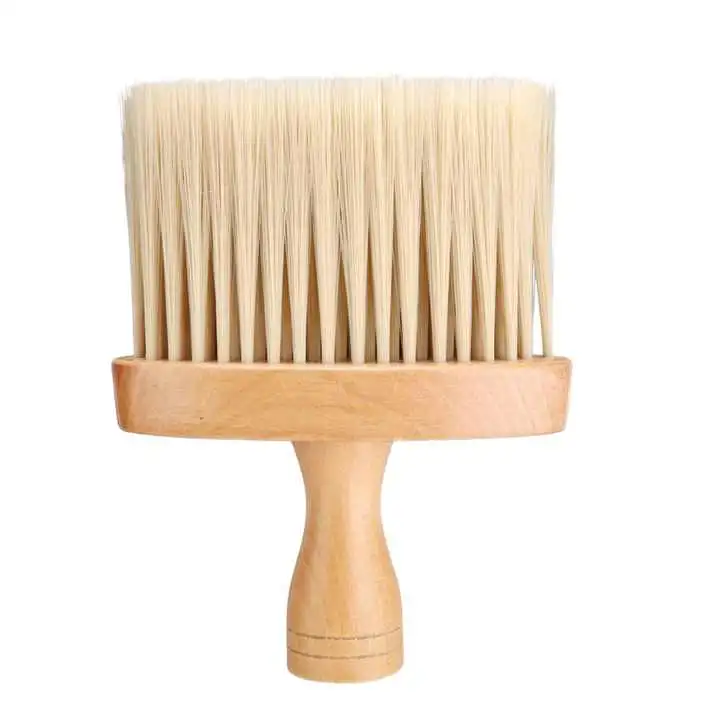 Coiffure nettoyage des cheveux balayage manche en bois Barber Neck brosse Duster