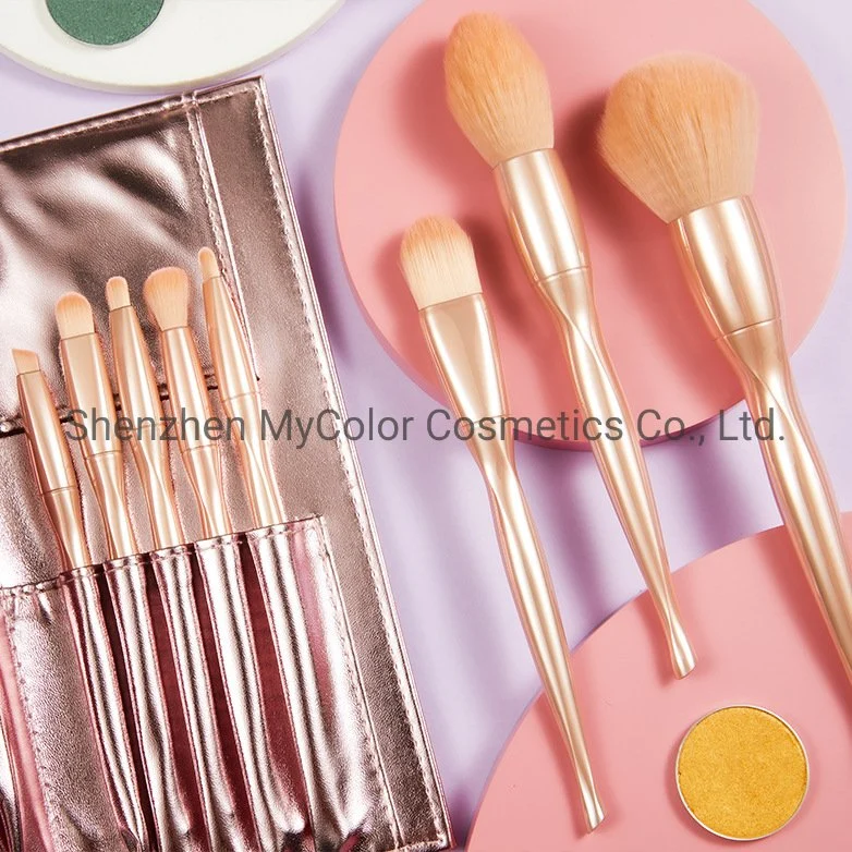 Maquillaje de cosméticos para principiantes conjunto de cepillos 8pcs sintéticos de alta calidad Kit de maquillaje