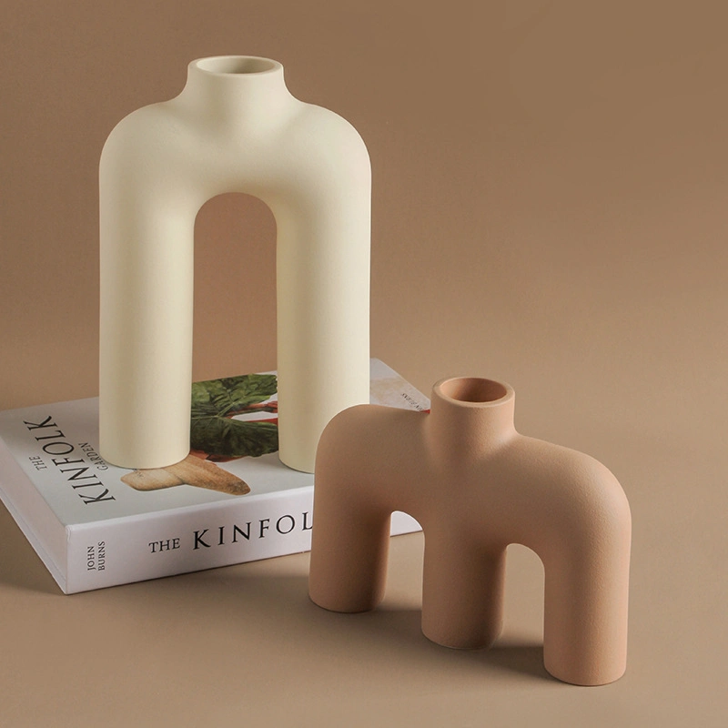 Ins Ceramic Art Vase Modern Minimalist Home Decoration