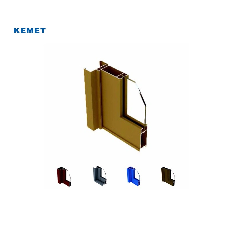 Aluminium Sliding Window of Powder Coating Anodized PVDF White Black