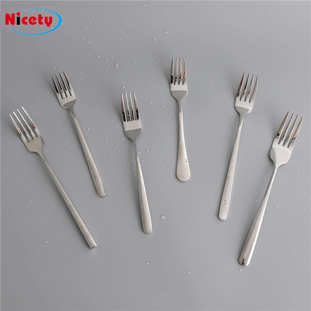 Custom Eco Friendly Cutlery Set Soup Dinnerware Small Spoon Set Stainless Steel Spoon and Fork