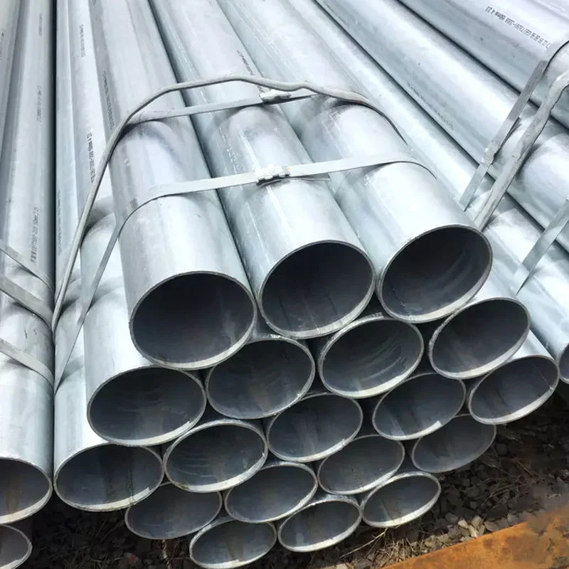 Preço do Tubo de Aço Galvanizado Tubo de aço estrutural/tubo de andaimes galvanizado 6m 12m/Tubo Tubo Quadrado galvanizado médios quente