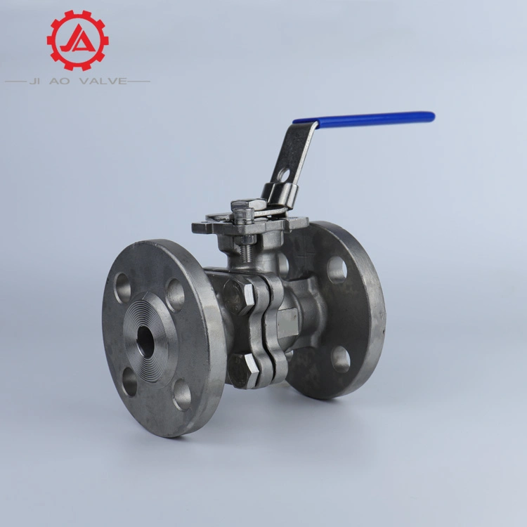 Carbon Steel DIN3202-F4 Ball Valve with Mounting Pad and Handle