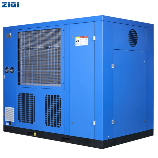 6-13bar Double Stage Industrial Silent Stationary Direct Drive Oil Lubricated Rotary Screw Air Compressor 30HP-476HP Factory Direct Supply for General Industry